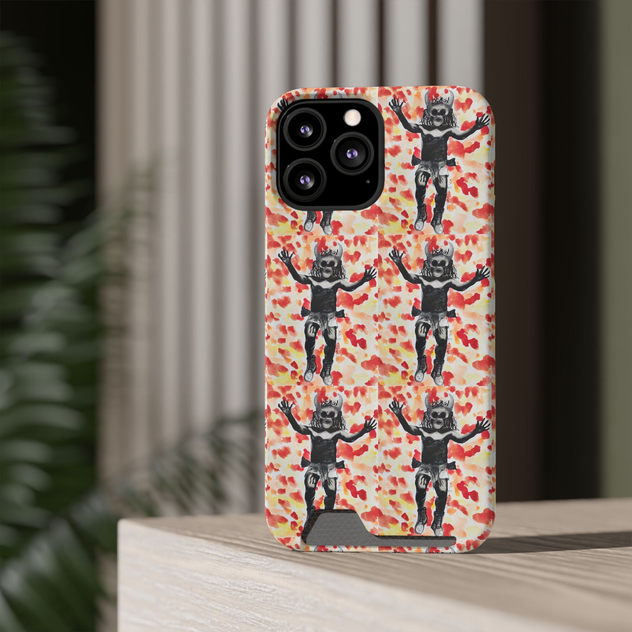 Diablo de Tilcajete — Phone Case with Card Holder | Alma Ligera