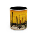 Desert Sunset Coffee Mug — Saguaro Cactus Accent Mug (11/15 oz)