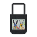 Tote Bag — Colorful Folk Art Animal Portraits Canvas Tote