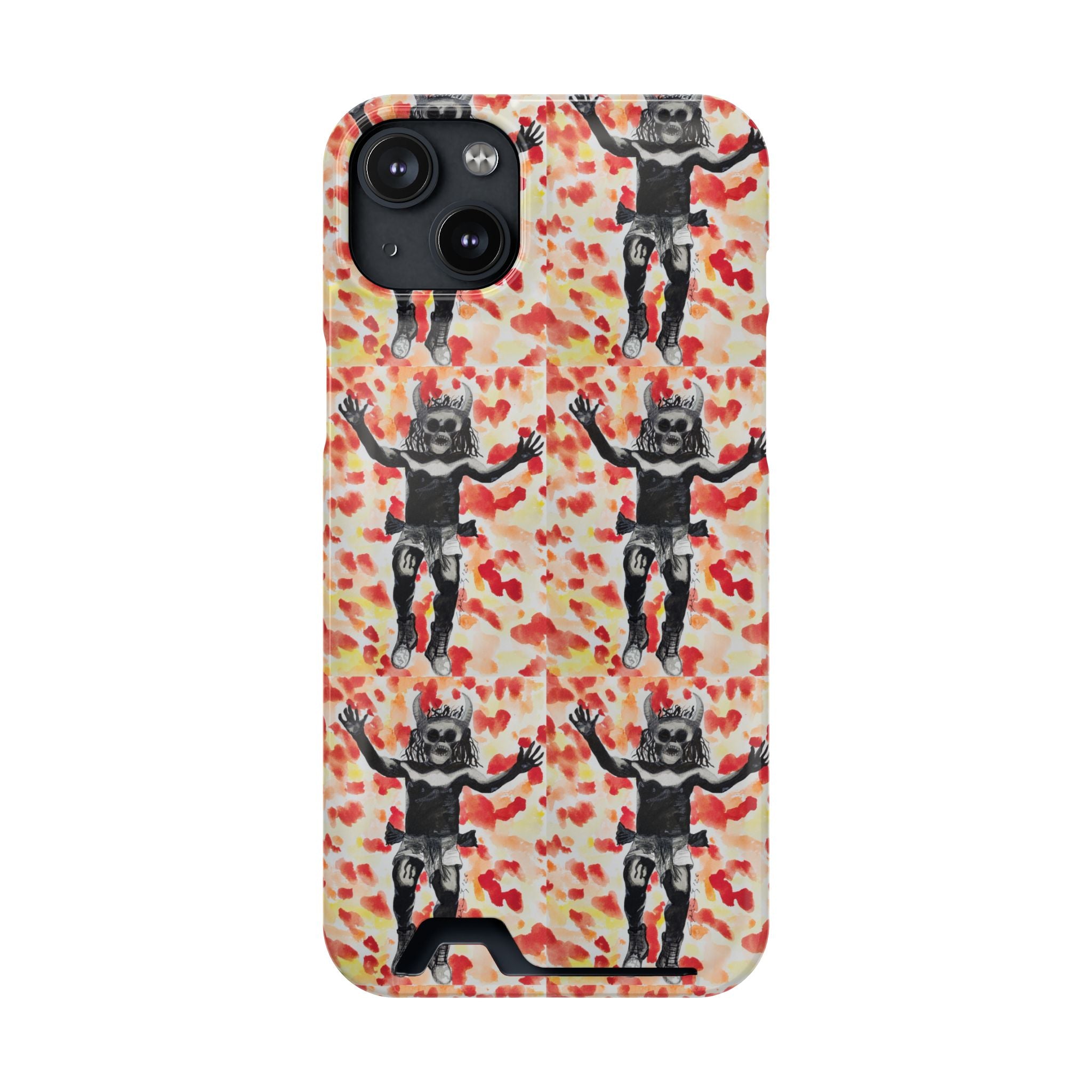 Diablo de Tilcajete — Phone Case with Card Holder | Alma Ligera