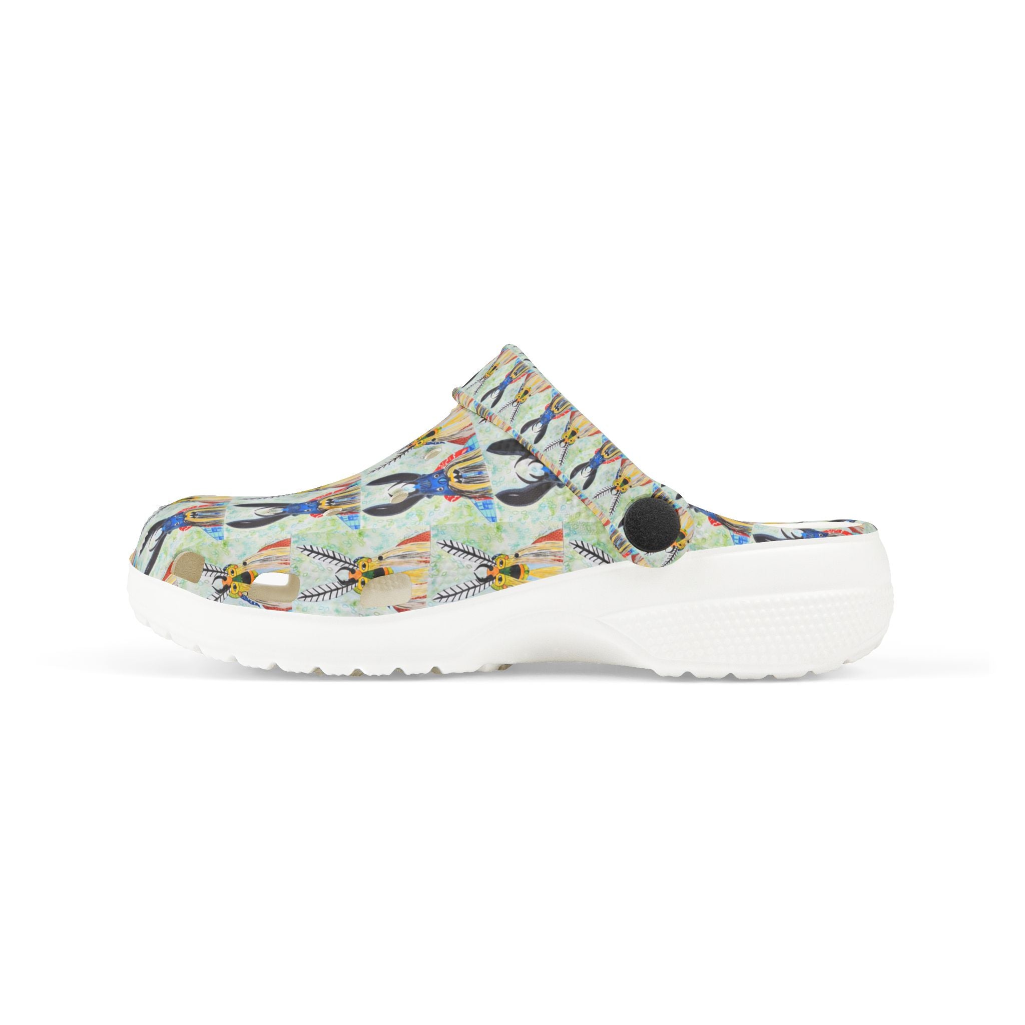 Kids Bunny Pattern EVA Foam Clogs — Colorful Animal Cartoon Slip-Ons