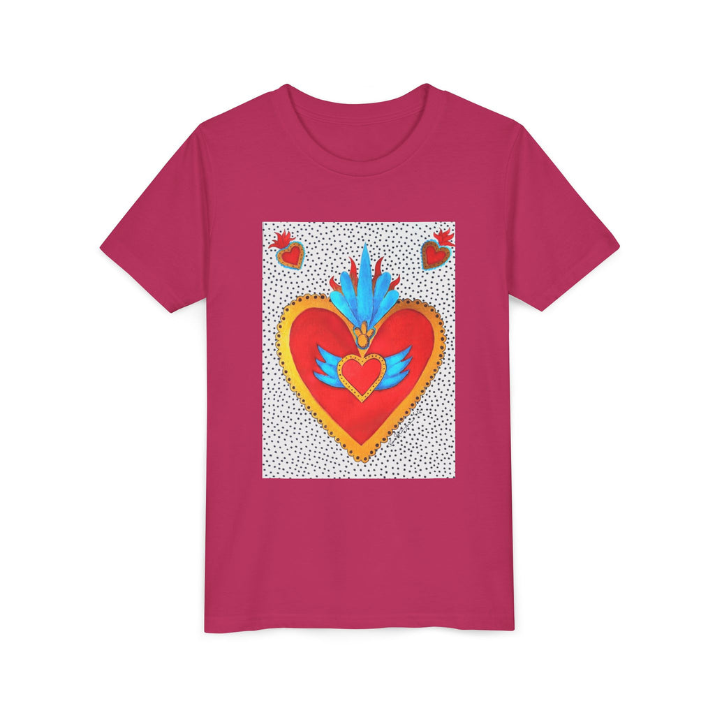 T-shirt enfant - T-shirt enfant graphique Cœur sacré coloré