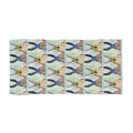 Colorful Toucan Pattern Beach Towel — Tropical Bird Print Summer Towel