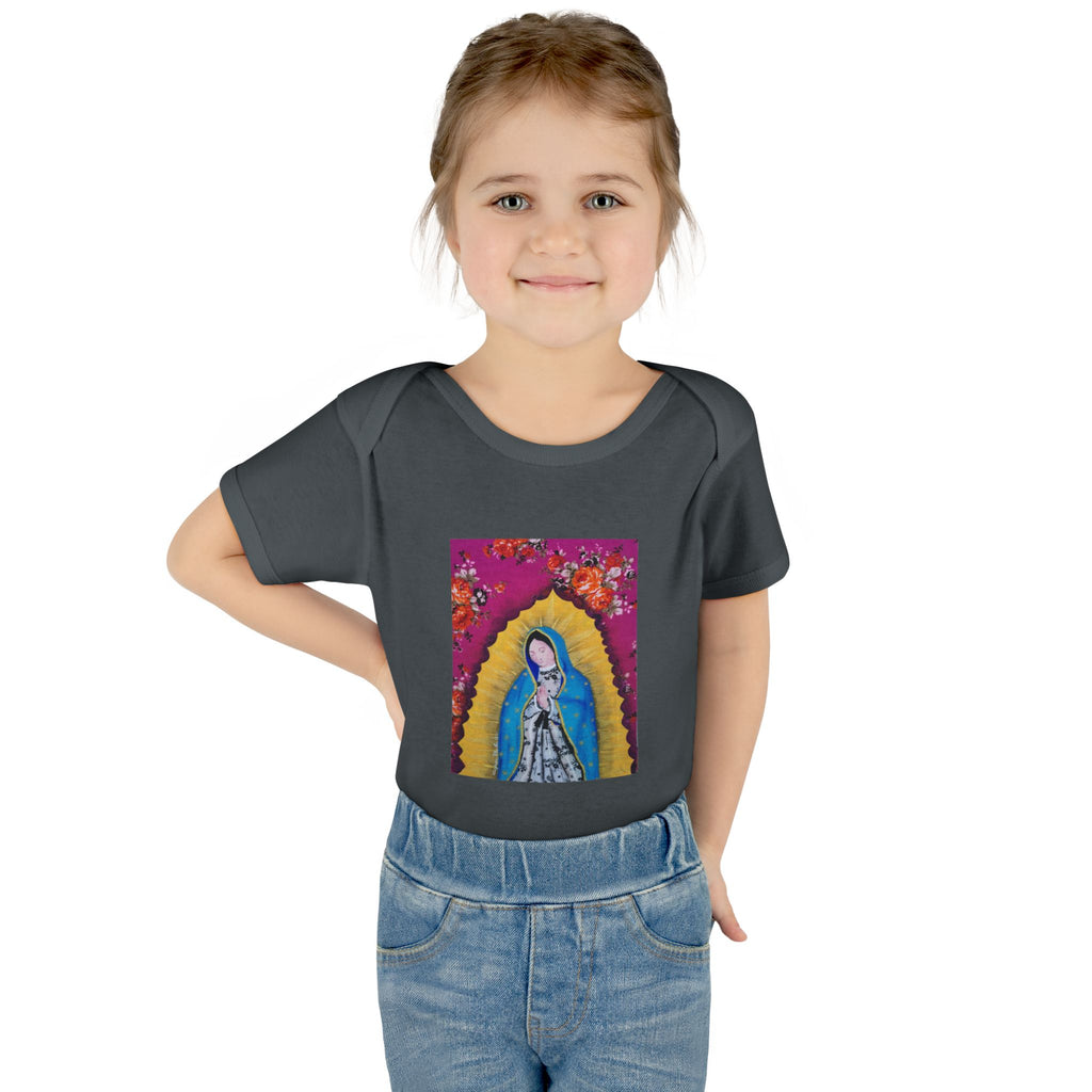 Our Lady of Guadalupe Baby Bodysuit – Infant Catholic Religious Onesie