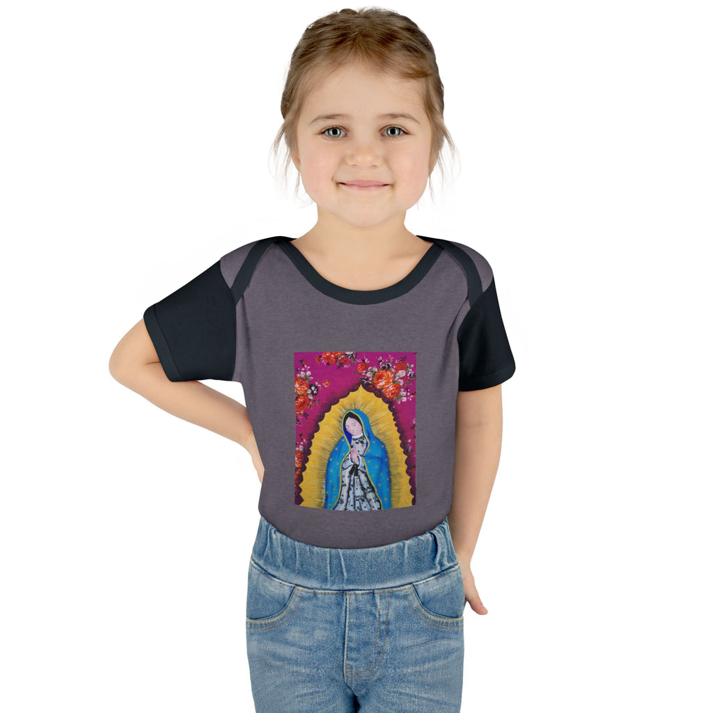 Our Lady of Guadalupe Baby Bodysuit – Infant Catholic Religious Onesie
