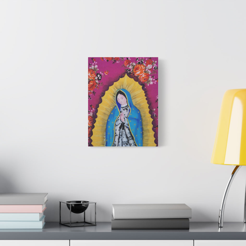 Our Lady of Guadalupe Matte Stretched Canvas Wall Art