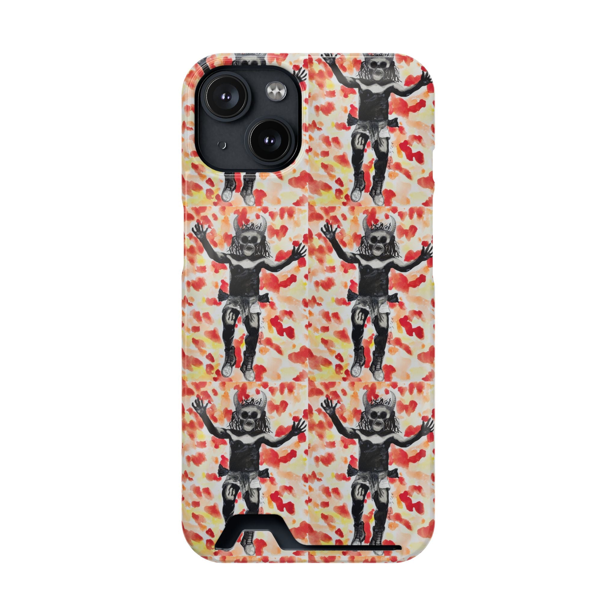 Diablo de Tilcajete — Phone Case with Card Holder | Alma Ligera