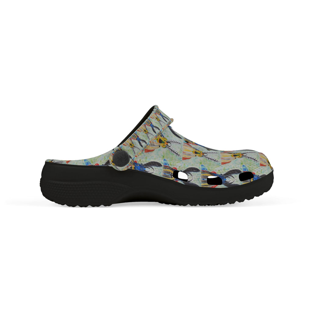 Kids Bunny Pattern EVA Foam Clogs — Colorful Animal Cartoon Slip-Ons
