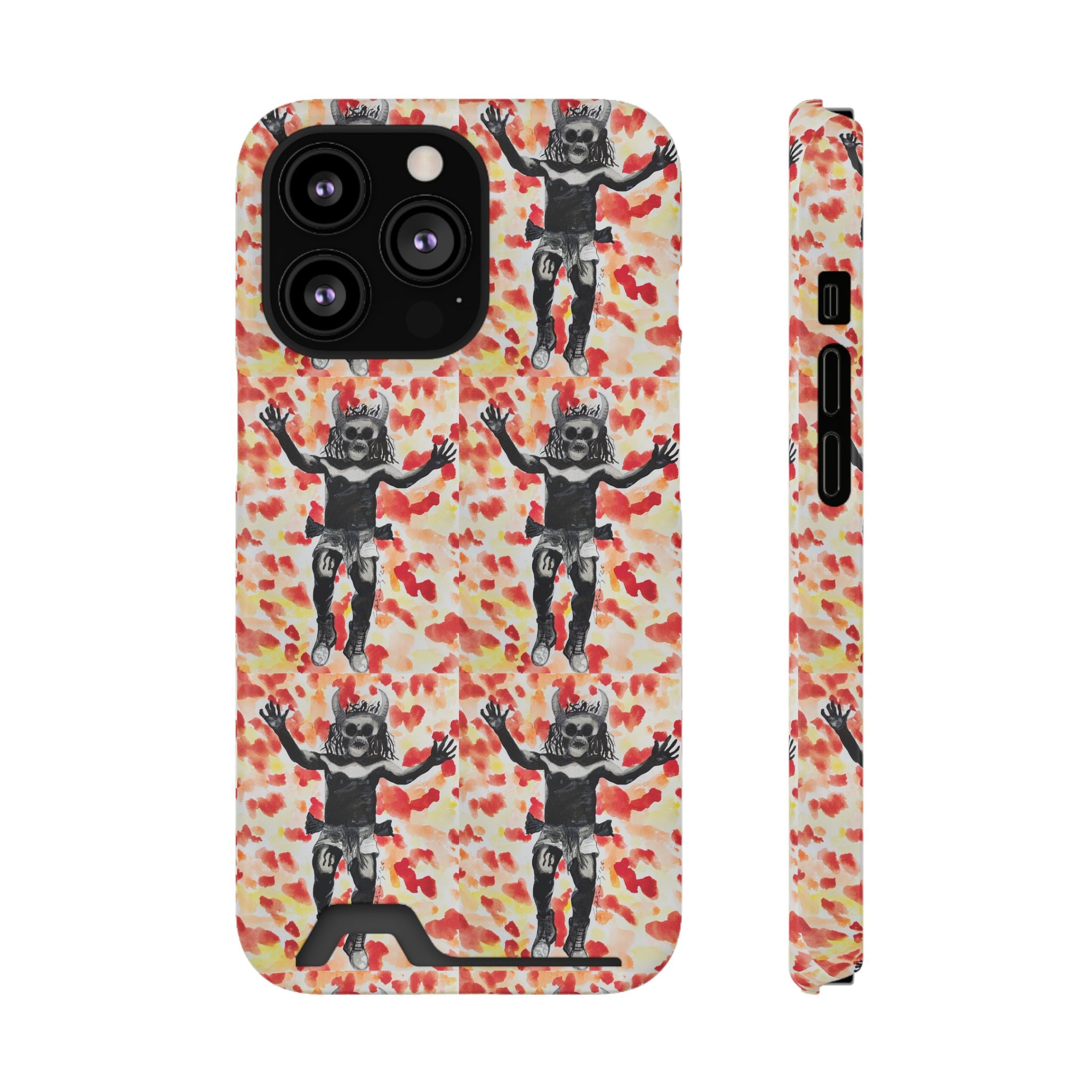 Diablo de Tilcajete — Phone Case with Card Holder | Alma Ligera