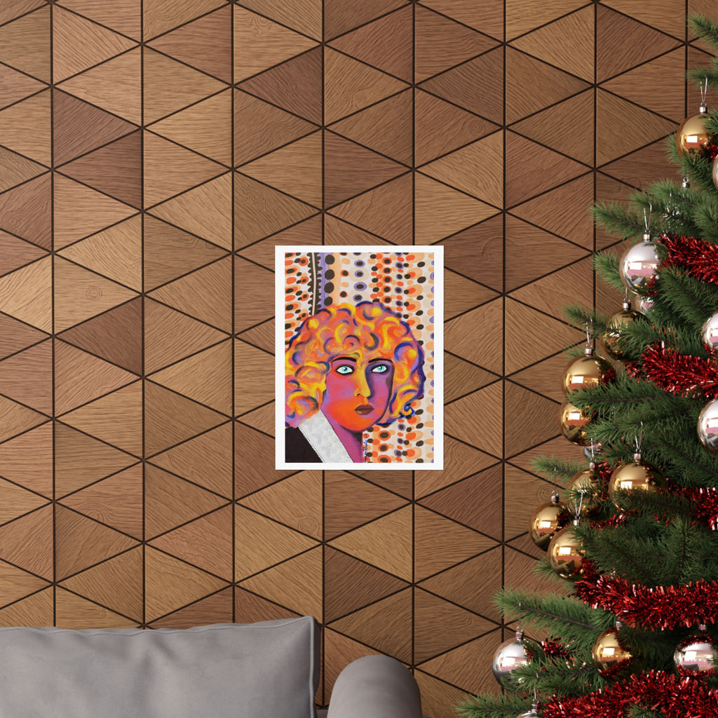 Matte Poster — Retro Pop Nahui Olin Portrait Art Print