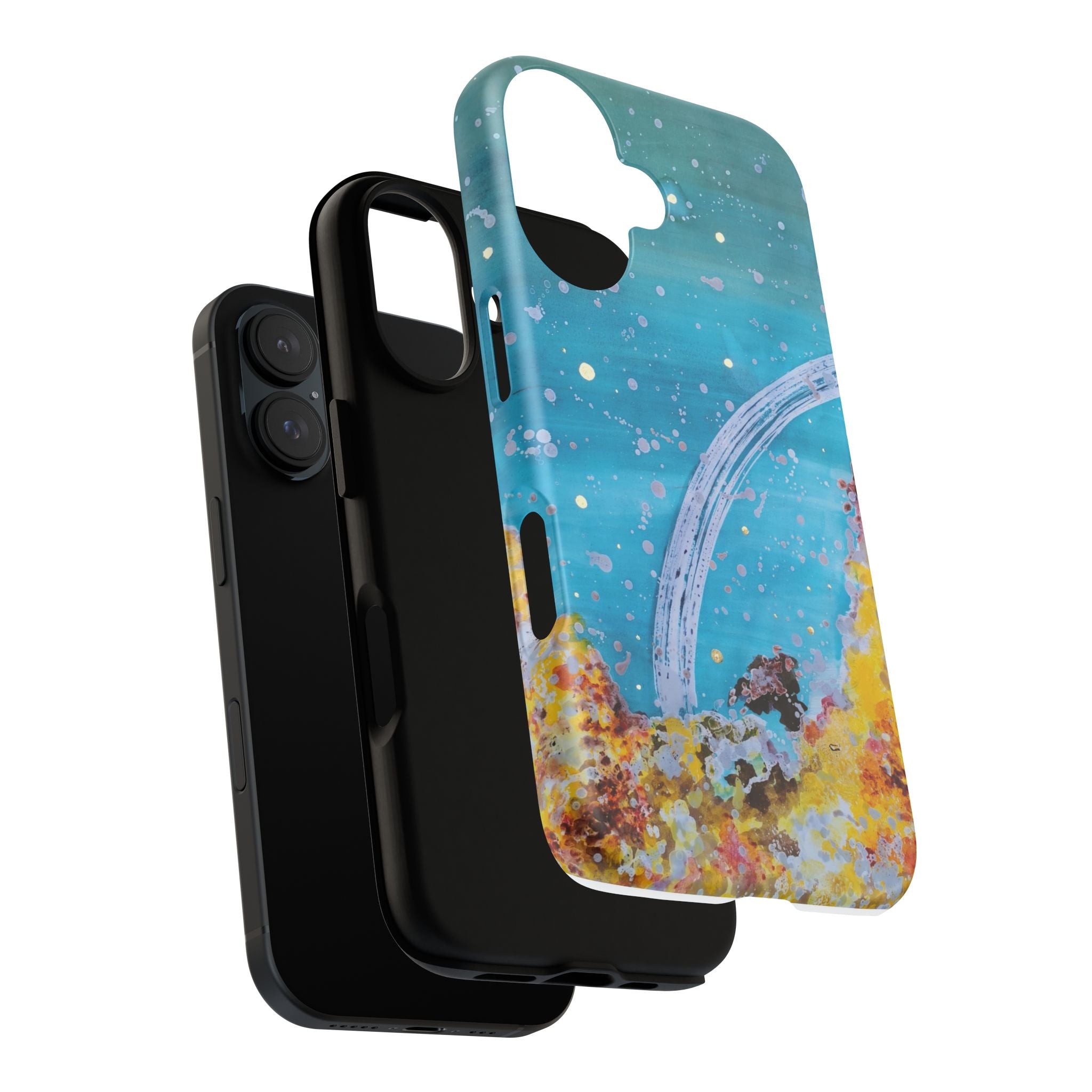 Phone Case - Abstract Ocean Arc Protective Tough Case