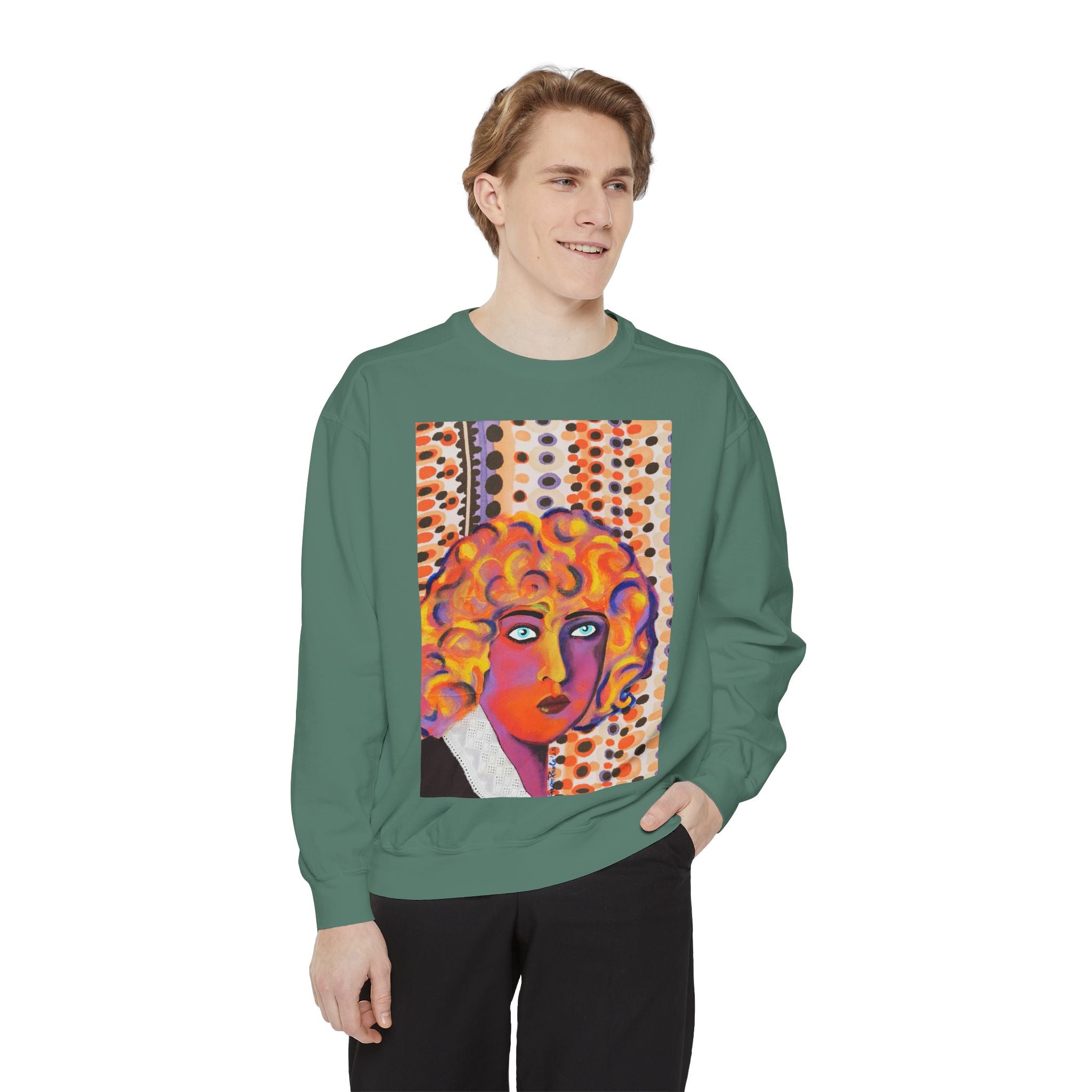 Nahui Olin — Portrait Crewneck Sweatshirt | Alma Ligera