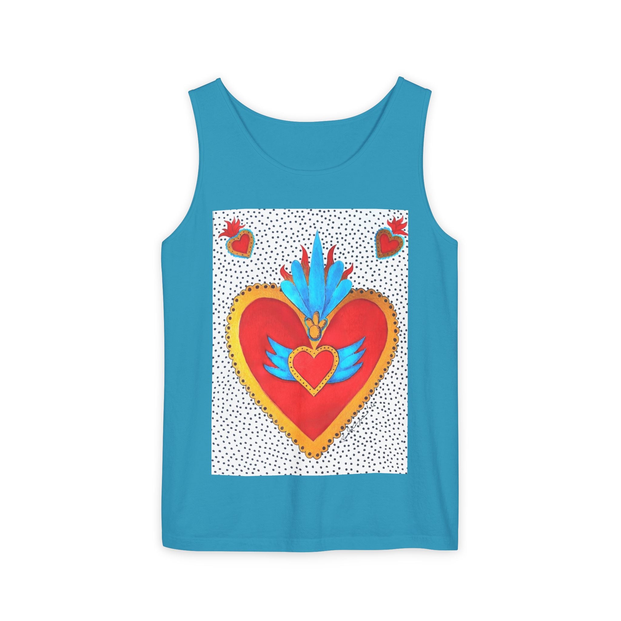 CorazÃ³n de Hojalata â€” Sacred Heart Tank Top | Alma Ligera
