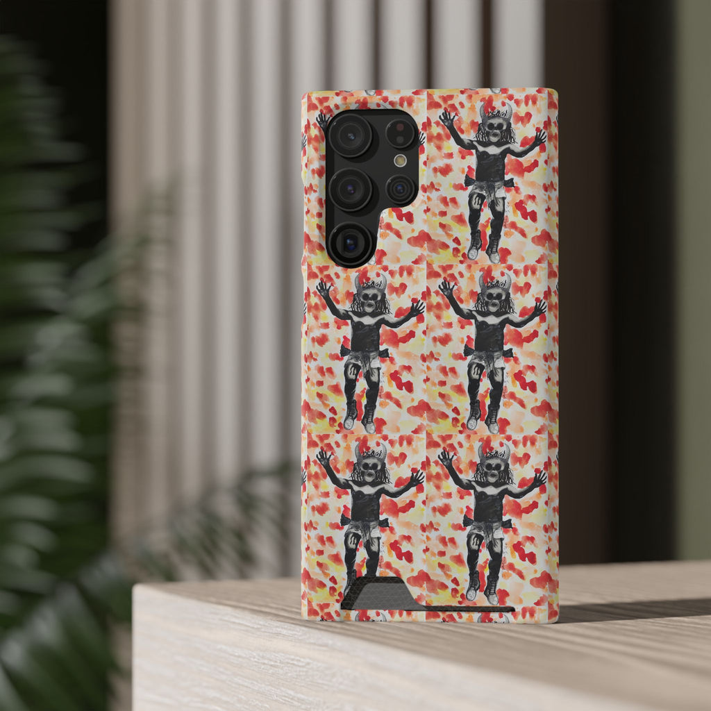 Diablo de Tilcajete â€” Phone Case with Card Holder | Alma Ligera