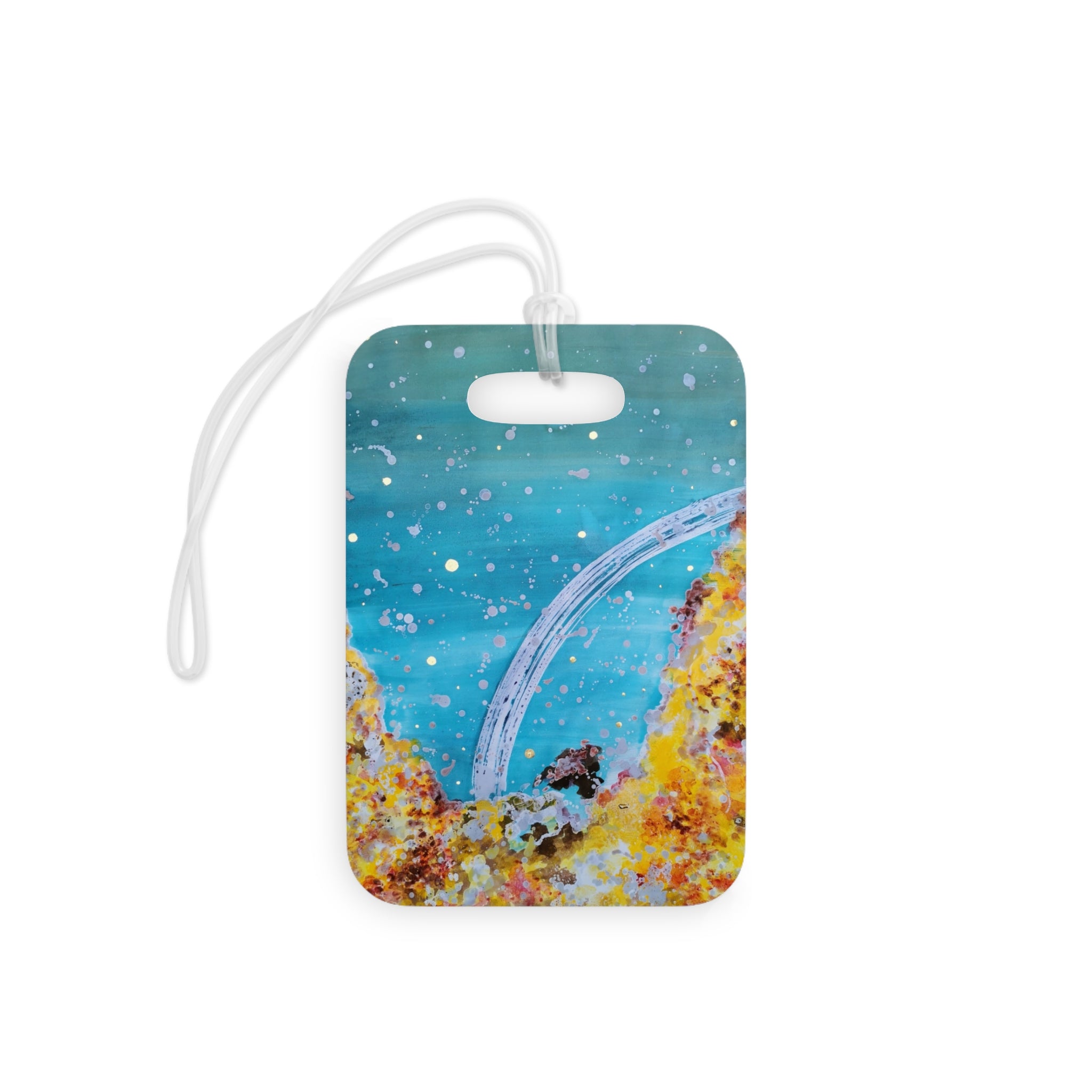 Luggage Tag — Ocean Coral Abstract Design Travel ID Tag
