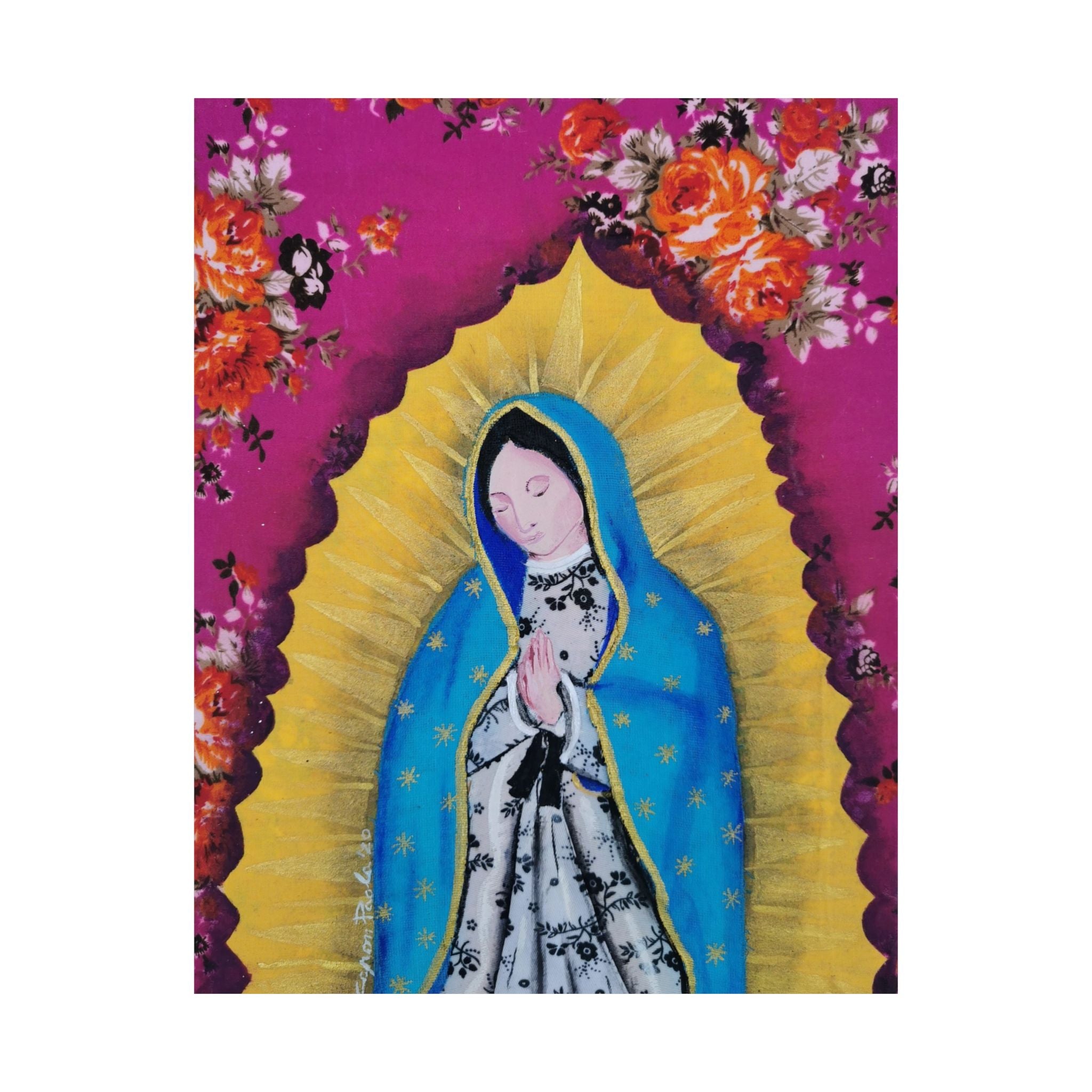 Our Lady of Guadalupe Poster — Matte Vertical Religious Wall Art