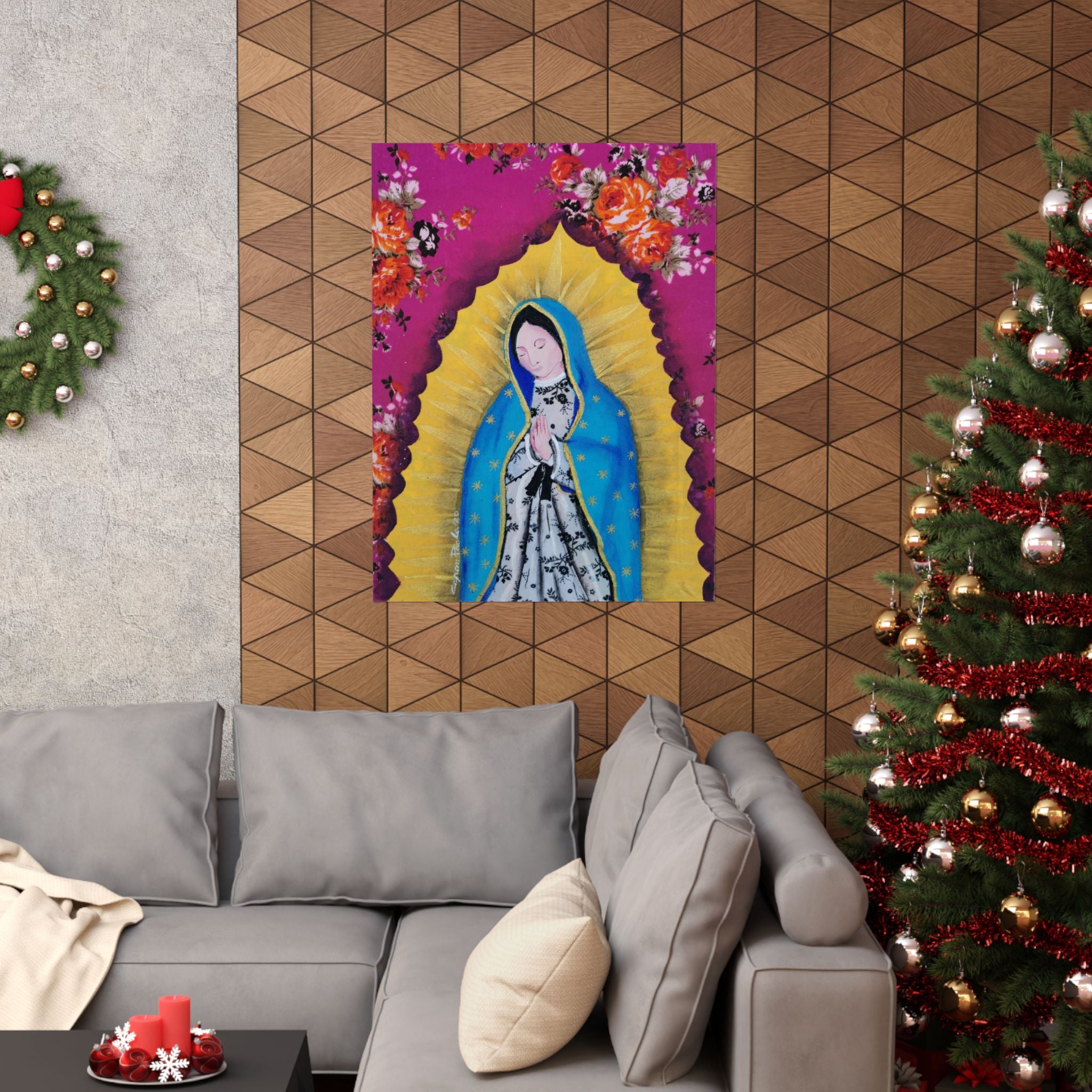 Our Lady of Guadalupe Poster — Matte Vertical Religious Wall Art