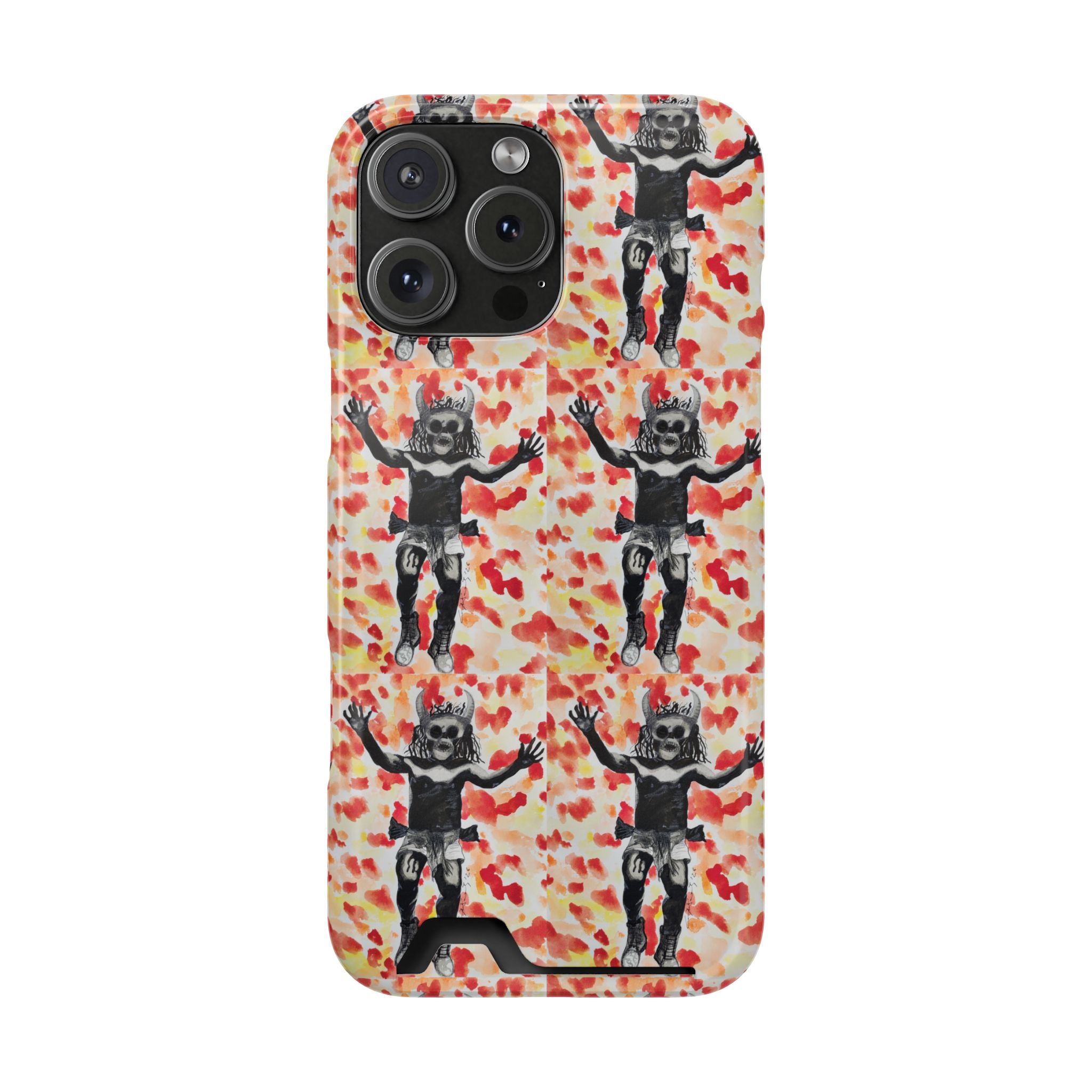 Diablo de Tilcajete — Phone Case with Card Holder | Alma Ligera