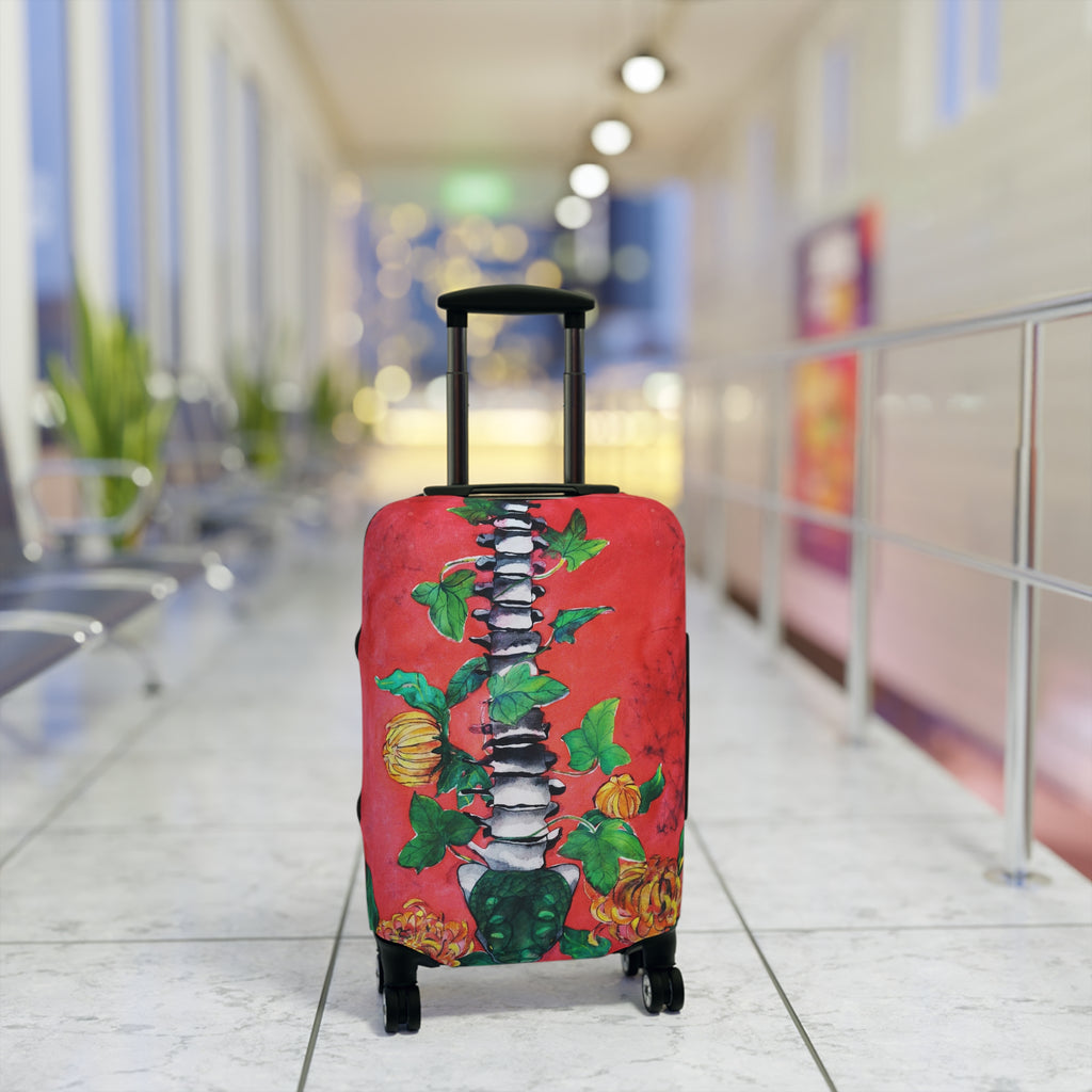 Luggage Cover - Spinal Vine Pumpkin Travel Protector