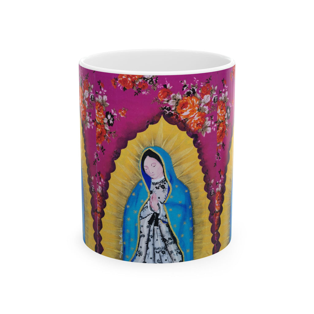 Our Lady of Guadalupe Ceramic Mug — Religious Catholic Faith Coffee Cup (11oz/15oz)