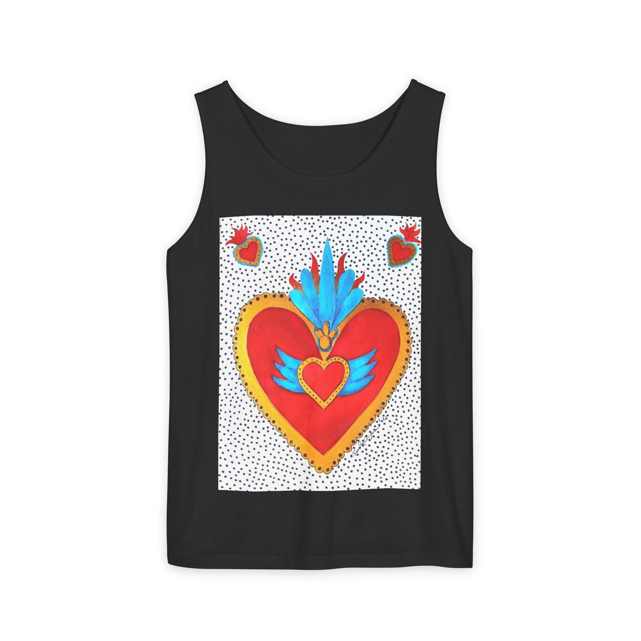 CorazÃ³n de Hojalata â€” Sacred Heart Tank Top | Alma Ligera