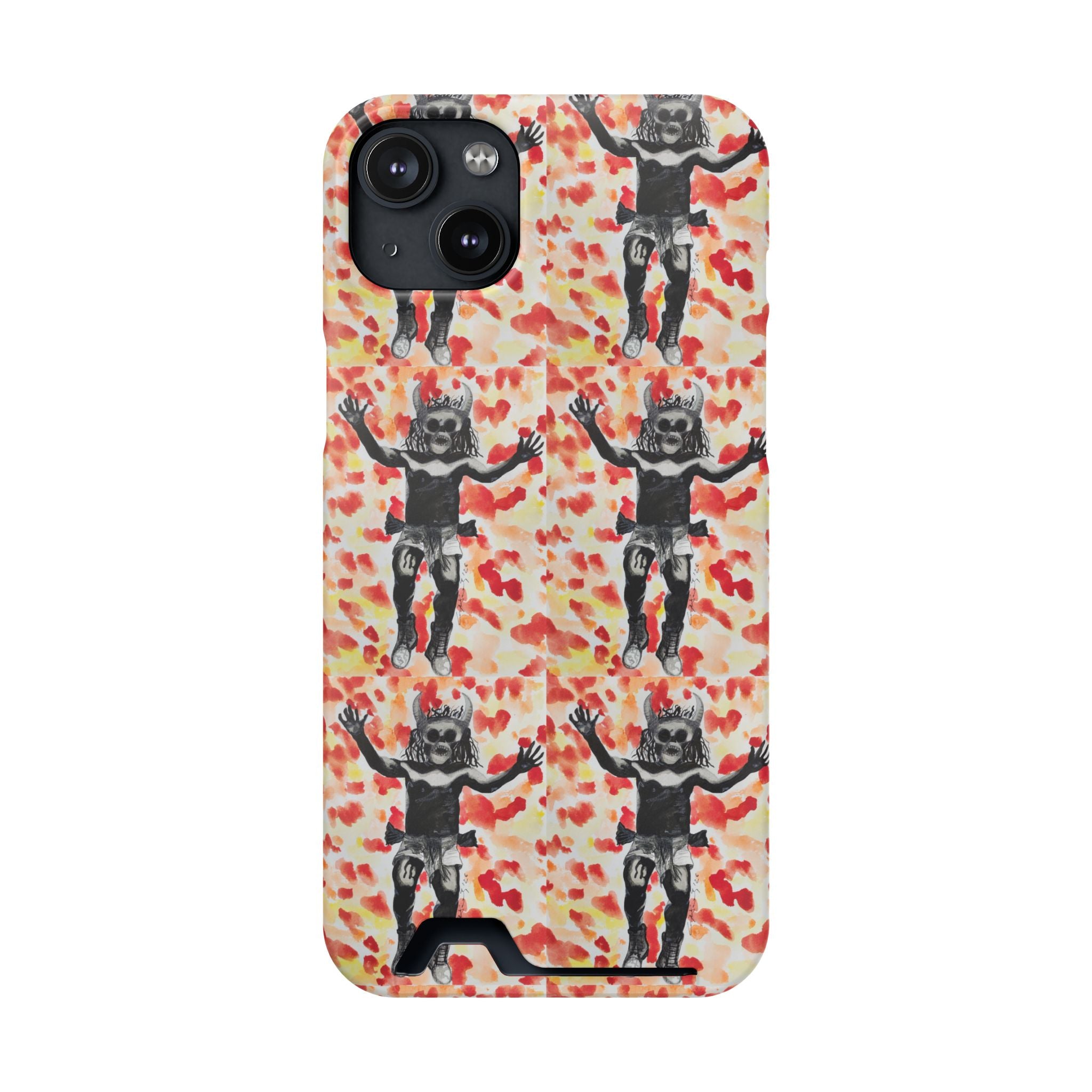 Diablo de Tilcajete — Phone Case with Card Holder | Alma Ligera