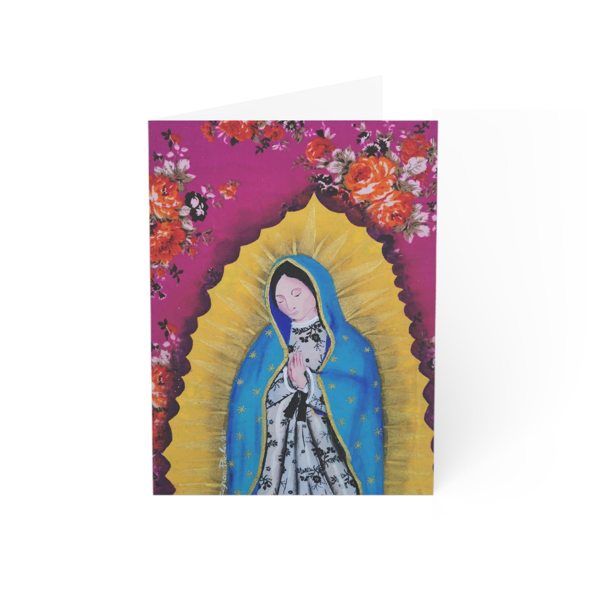 Our Lady of Guadalupe Greeting Cards — Religious Catholic Prayer Card Pack (1/10/30/50)