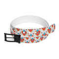Heart Folk Art Belt — Colorful Sacred Heart Pattern Accessory