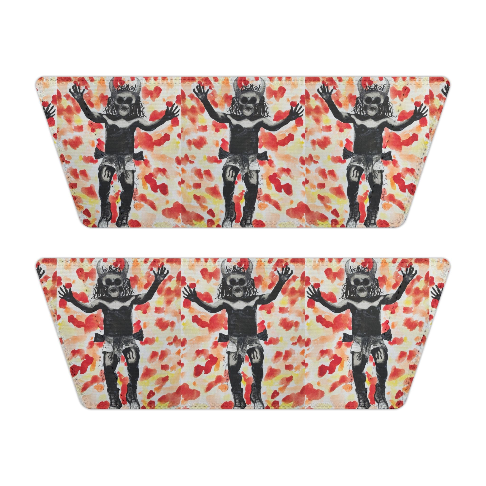 Men's Pizza Monkey Slide Sandals — Removable-Strap Pool Slides