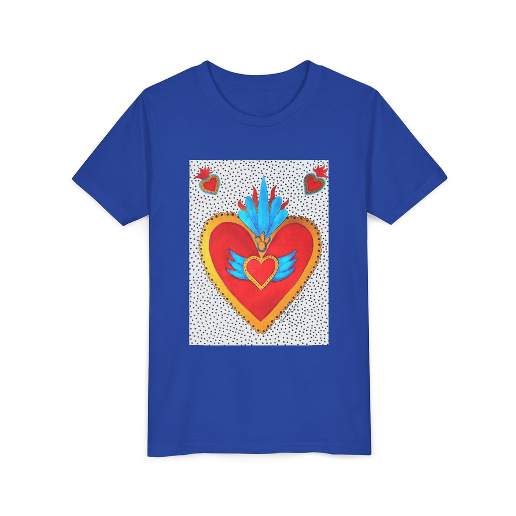 T-shirt enfant - T-shirt enfant graphique Cœur sacré coloré