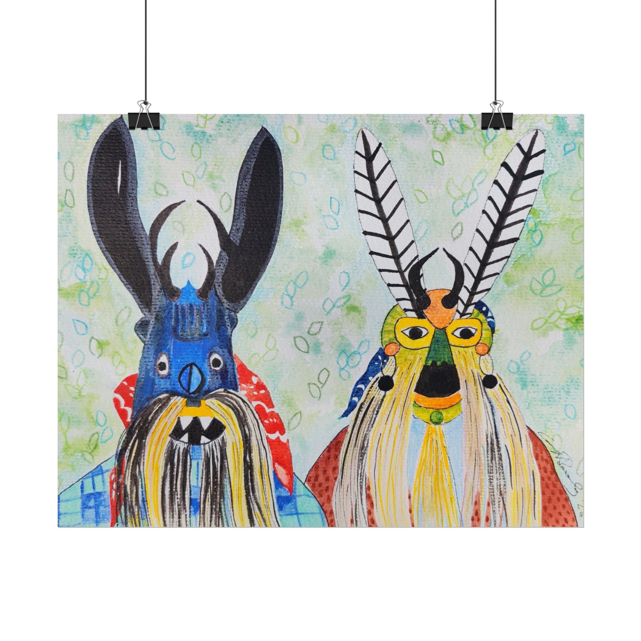 Diablos de Ixtlahuaca — Rolled Art Poster | Alma Ligera