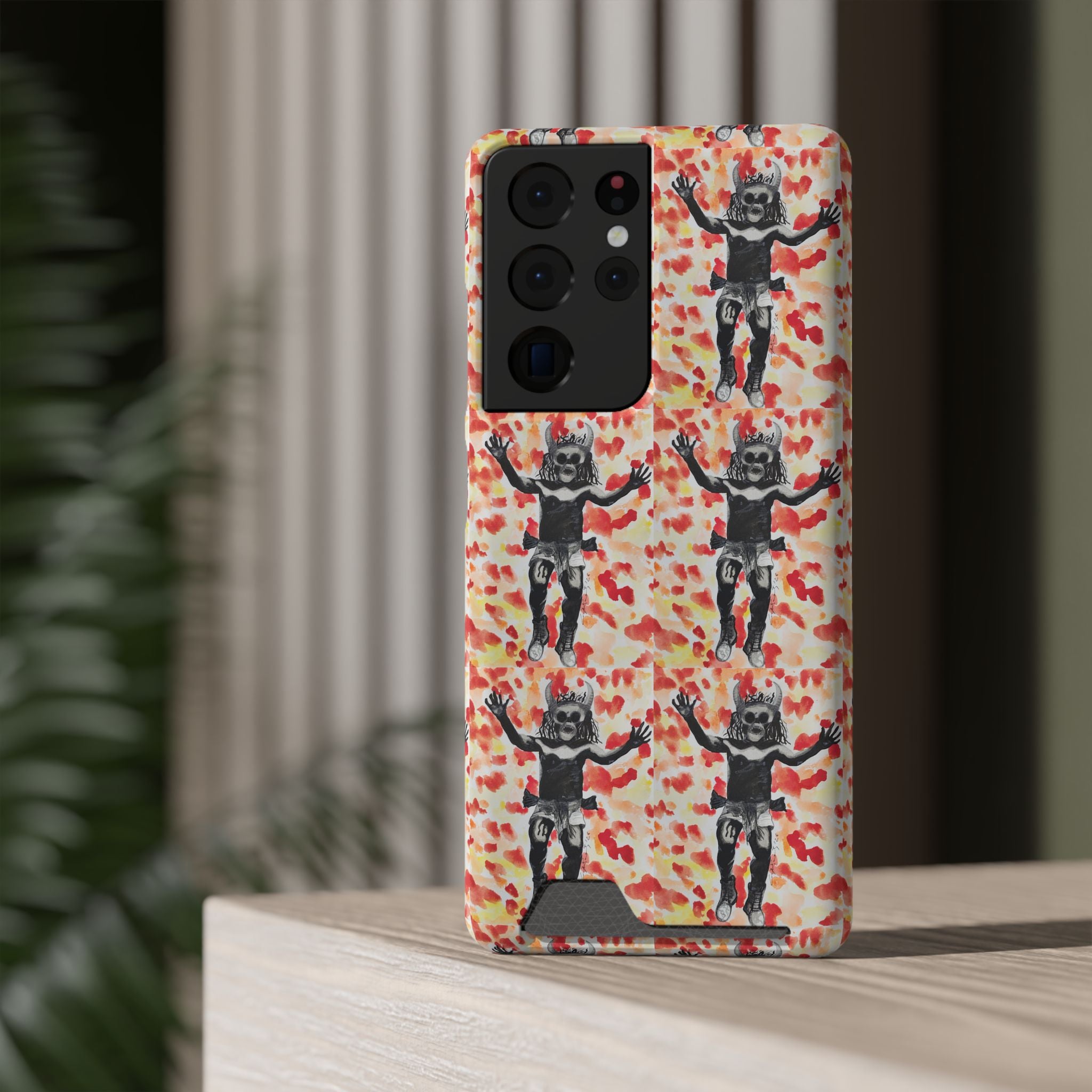 Diablo de Tilcajete — Phone Case with Card Holder | Alma Ligera