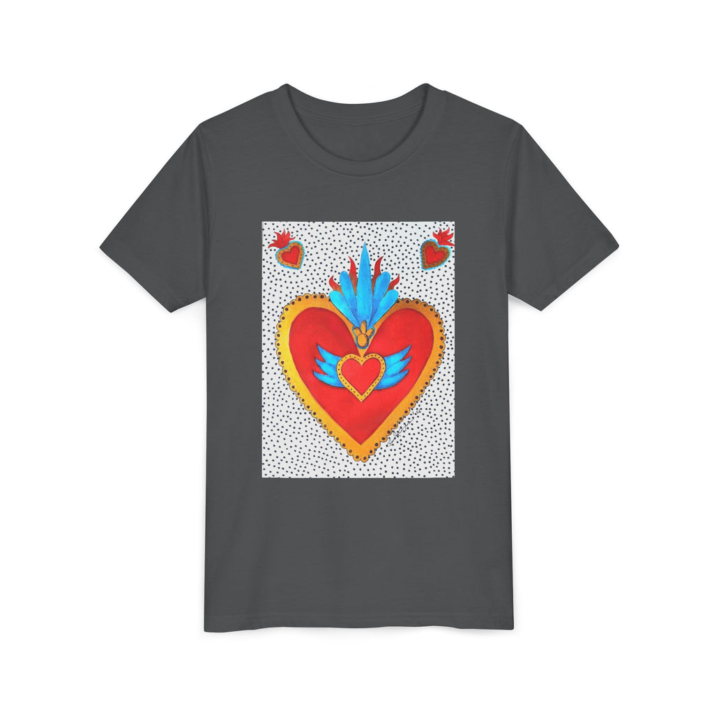 T-shirt enfant - T-shirt enfant graphique Cœur sacré coloré