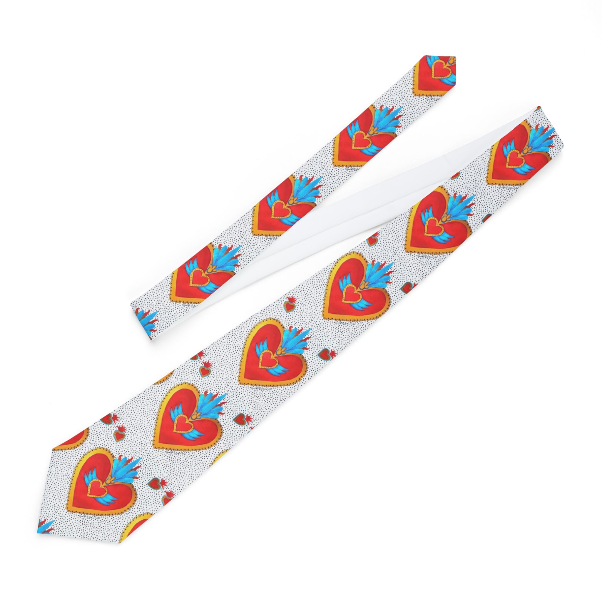Corazón de Hojalata — Sacred Heart Necktie | Alma Ligera