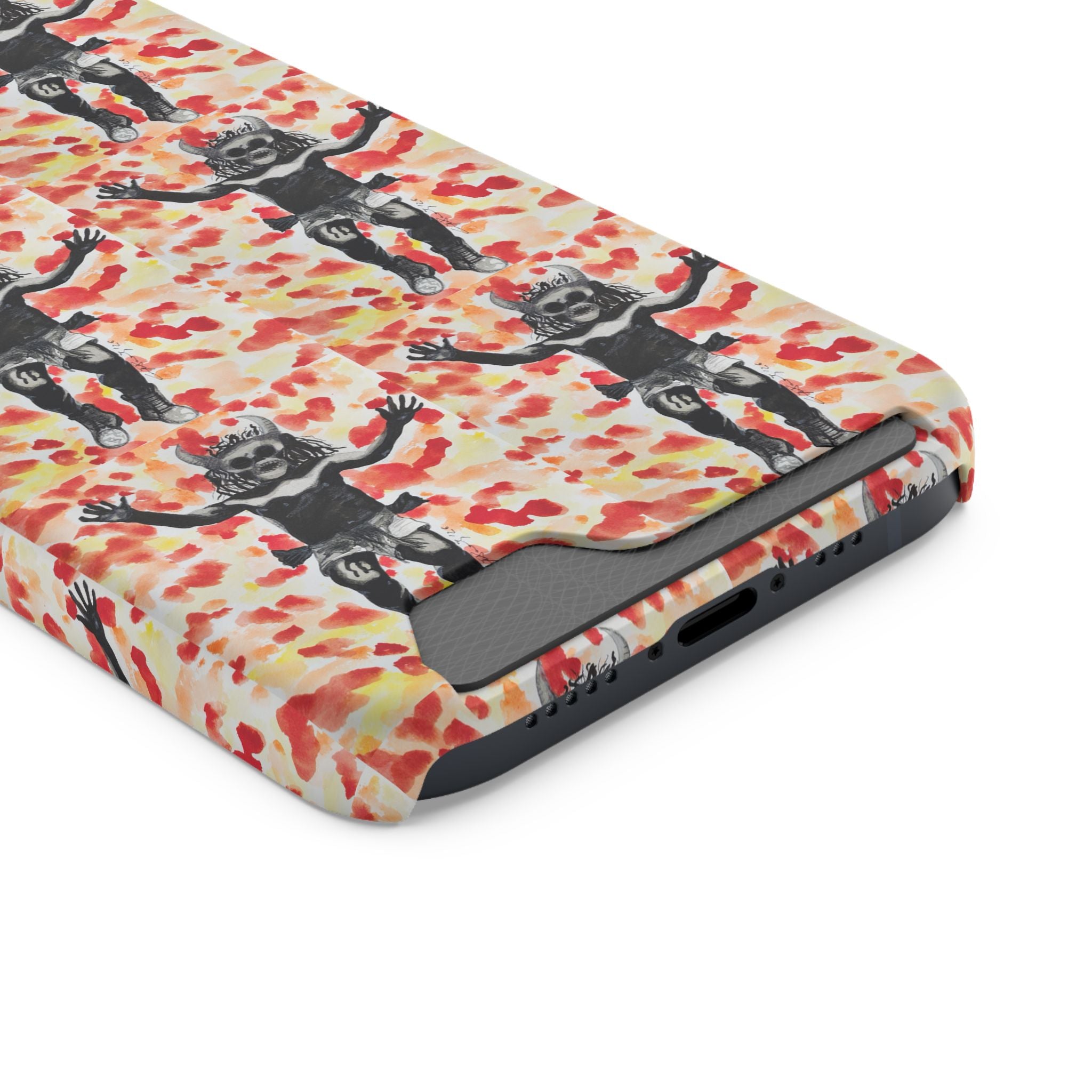 Diablo de Tilcajete â€” Phone Case with Card Holder | Alma Ligera