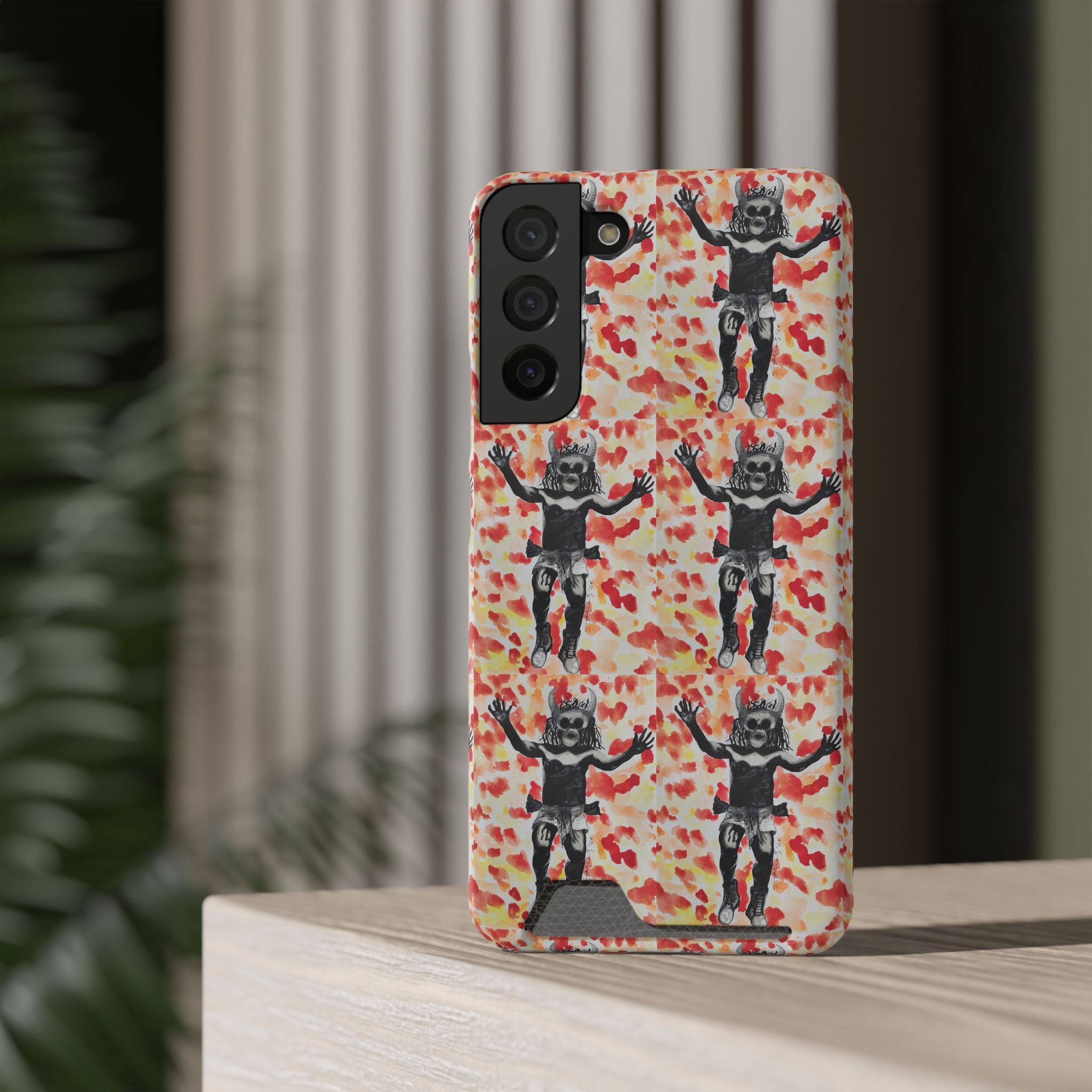 Diablo de Tilcajete — Phone Case with Card Holder | Alma Ligera