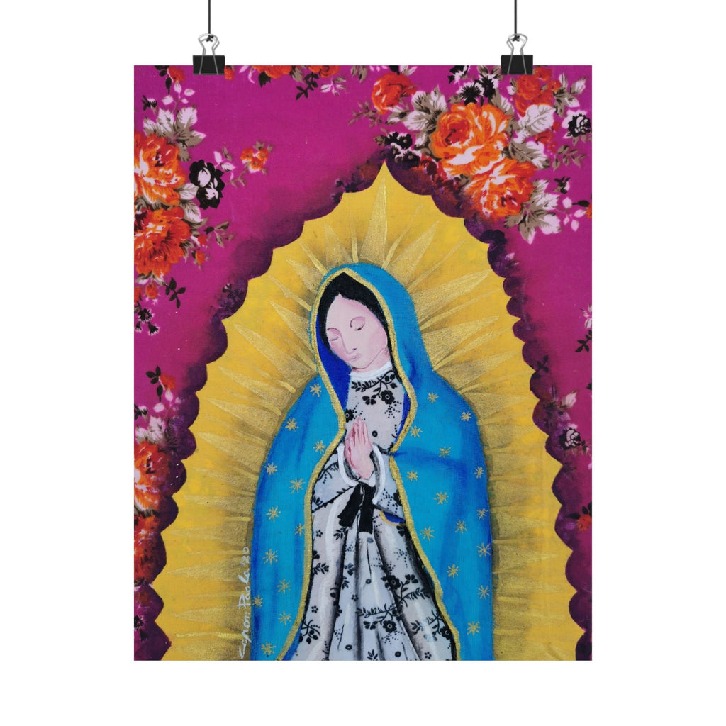 Our Lady of Guadalupe Poster — Matte Vertical Religious Wall Art