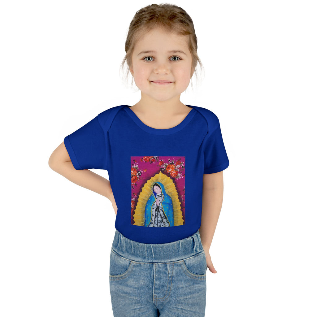 Our Lady of Guadalupe Baby Bodysuit – Infant Catholic Religious Onesie