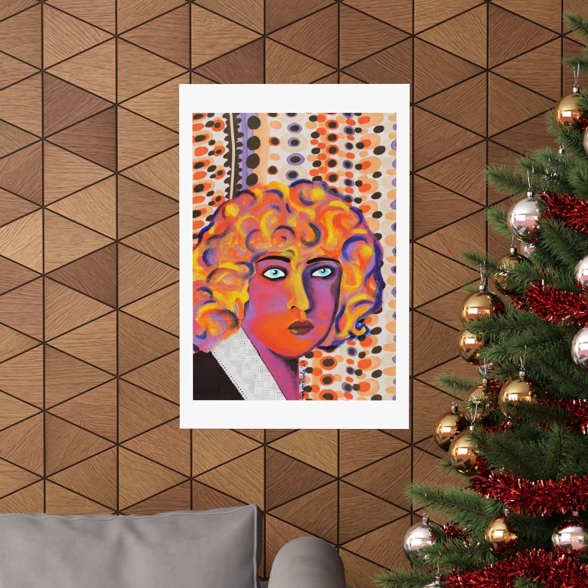 Matte Poster — Retro Pop Nahui Olin Portrait Art Print