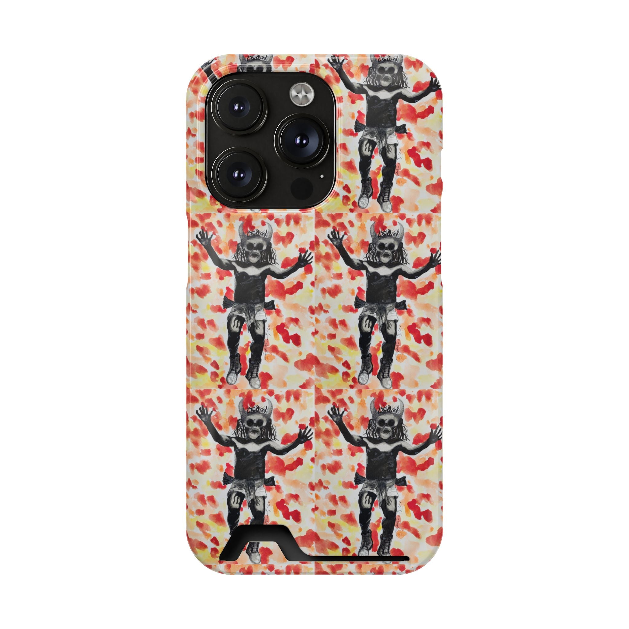 Diablo de Tilcajete — Phone Case with Card Holder | Alma Ligera