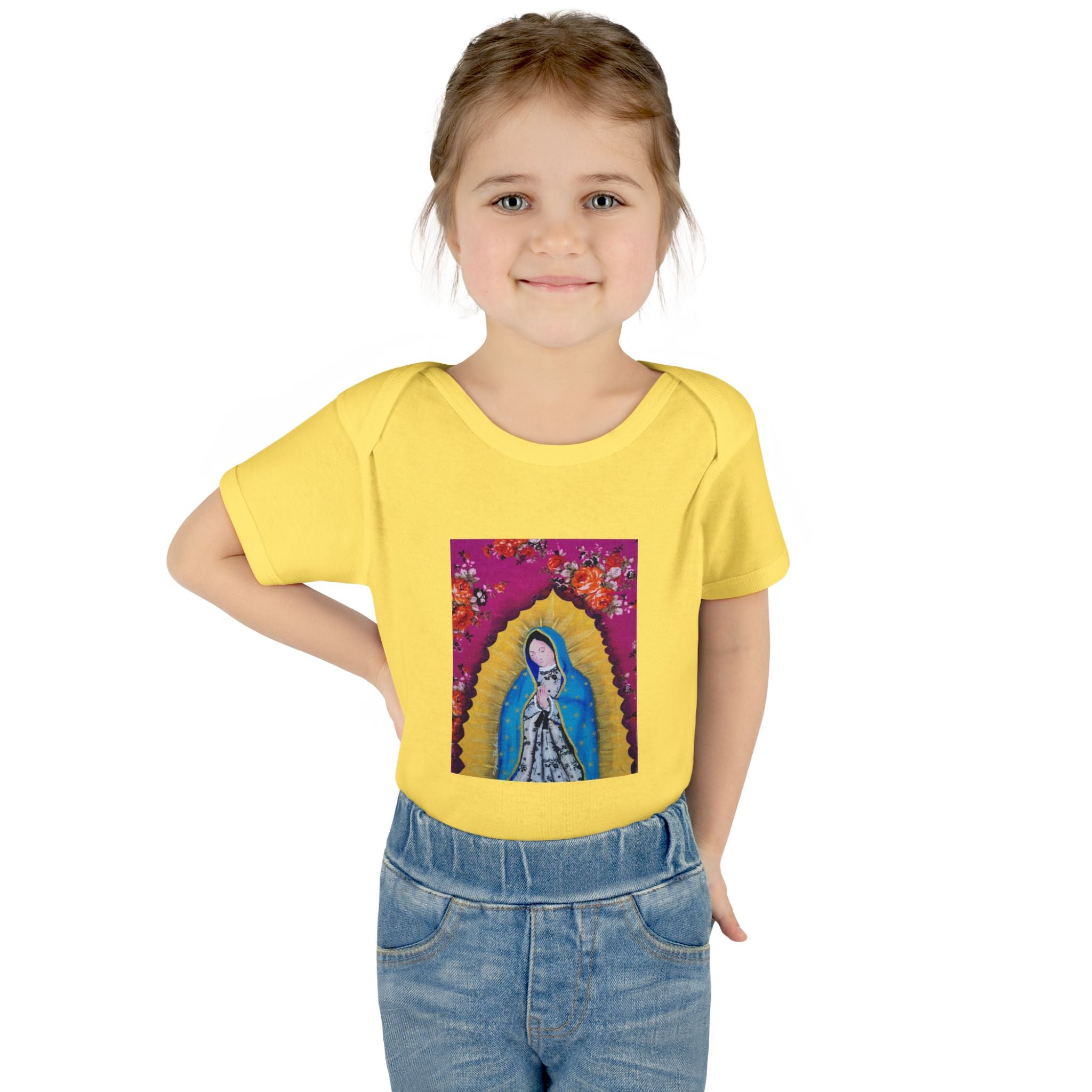 Our Lady of Guadalupe Baby Bodysuit – Infant Catholic Religious Onesie