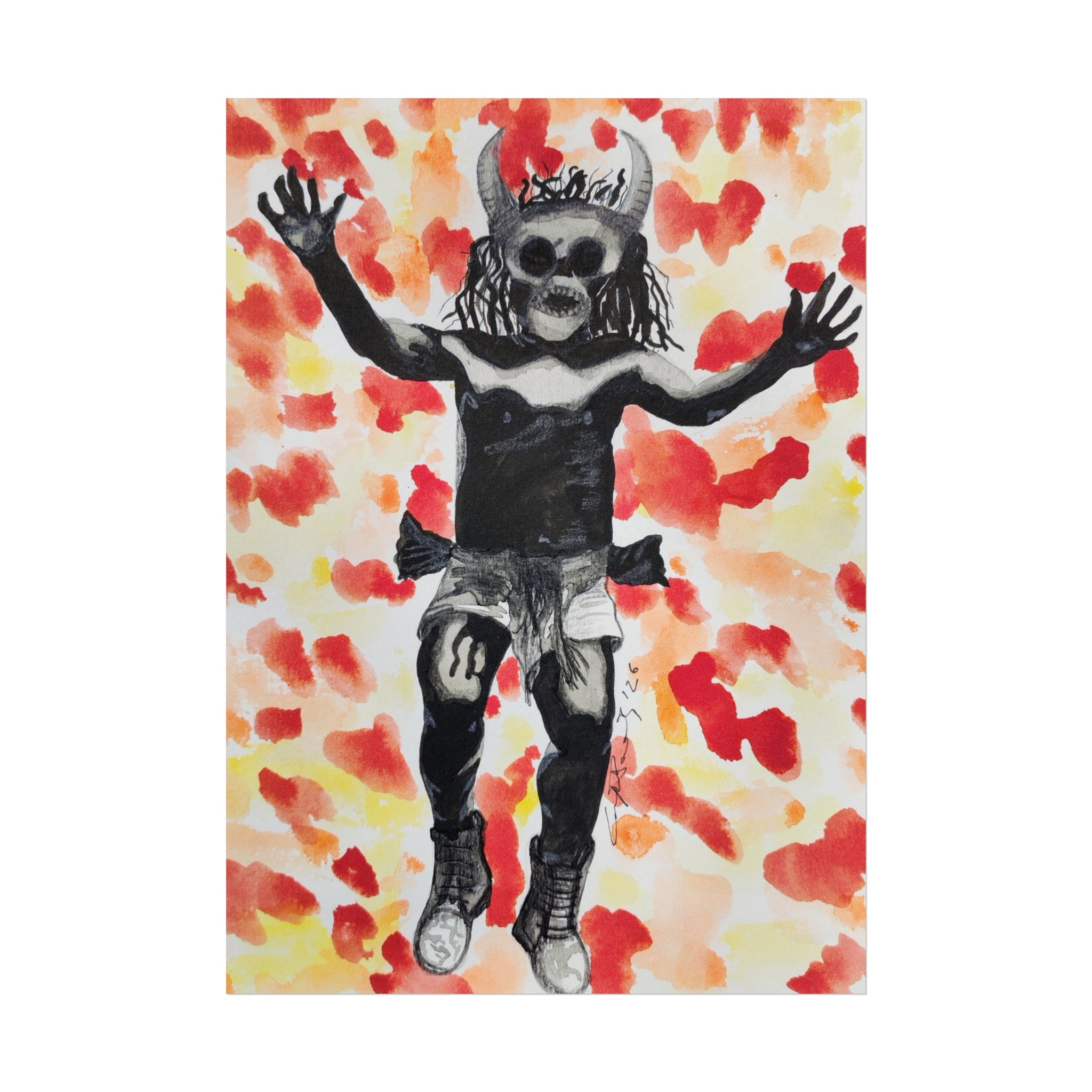 Diablo de Tilcajete — Fine Art Poster | Alma Ligera