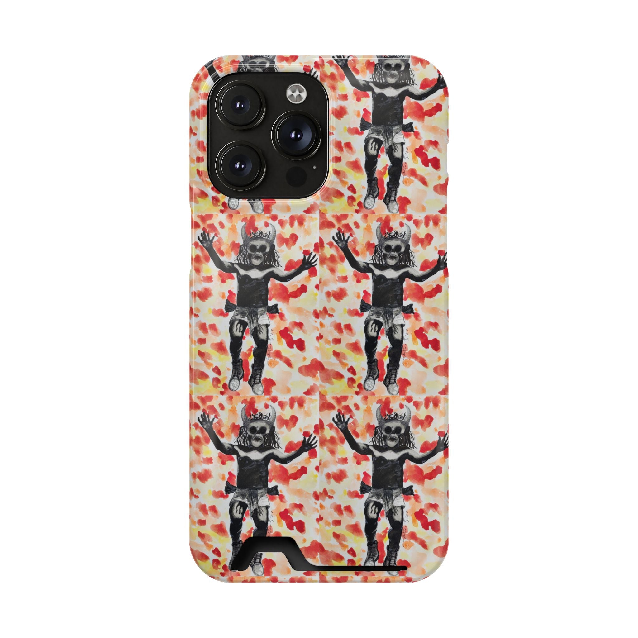 Diablo de Tilcajete — Phone Case with Card Holder | Alma Ligera