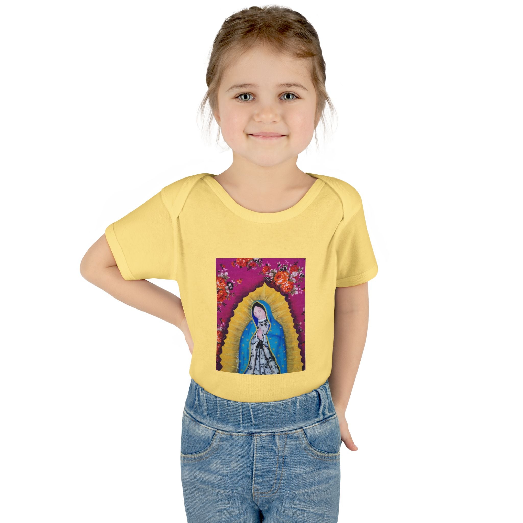 Our Lady of Guadalupe Baby Bodysuit – Infant Catholic Religious Onesie
