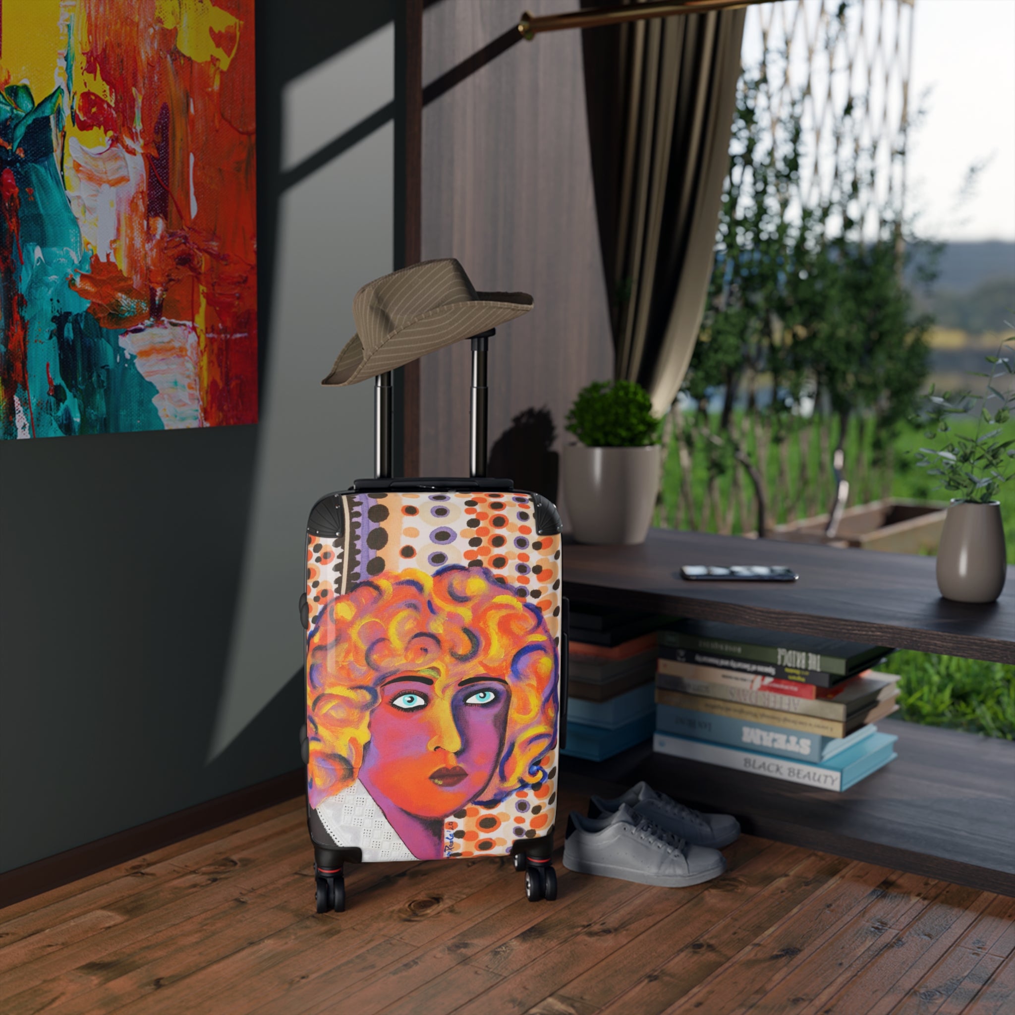 Nahui Olin — Hard-Shell Suitcase | Alma Ligera