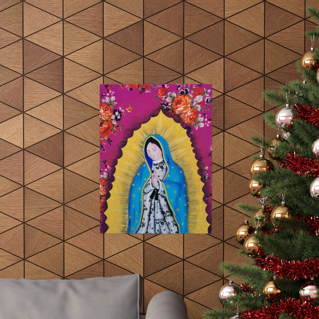 Our Lady of Guadalupe Poster — Matte Vertical Religious Wall Art