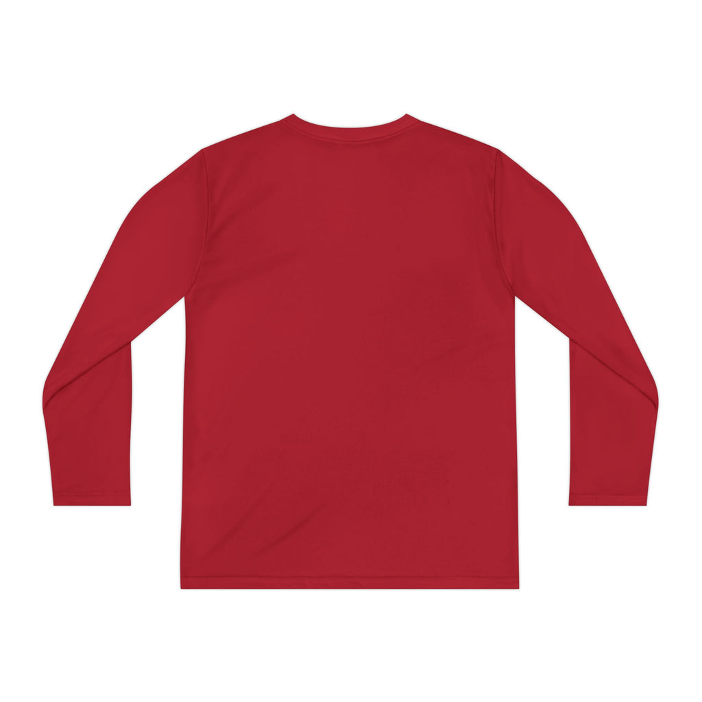 Youth Long Sleeve Tee — Vibrant Sacred Heart Graphic