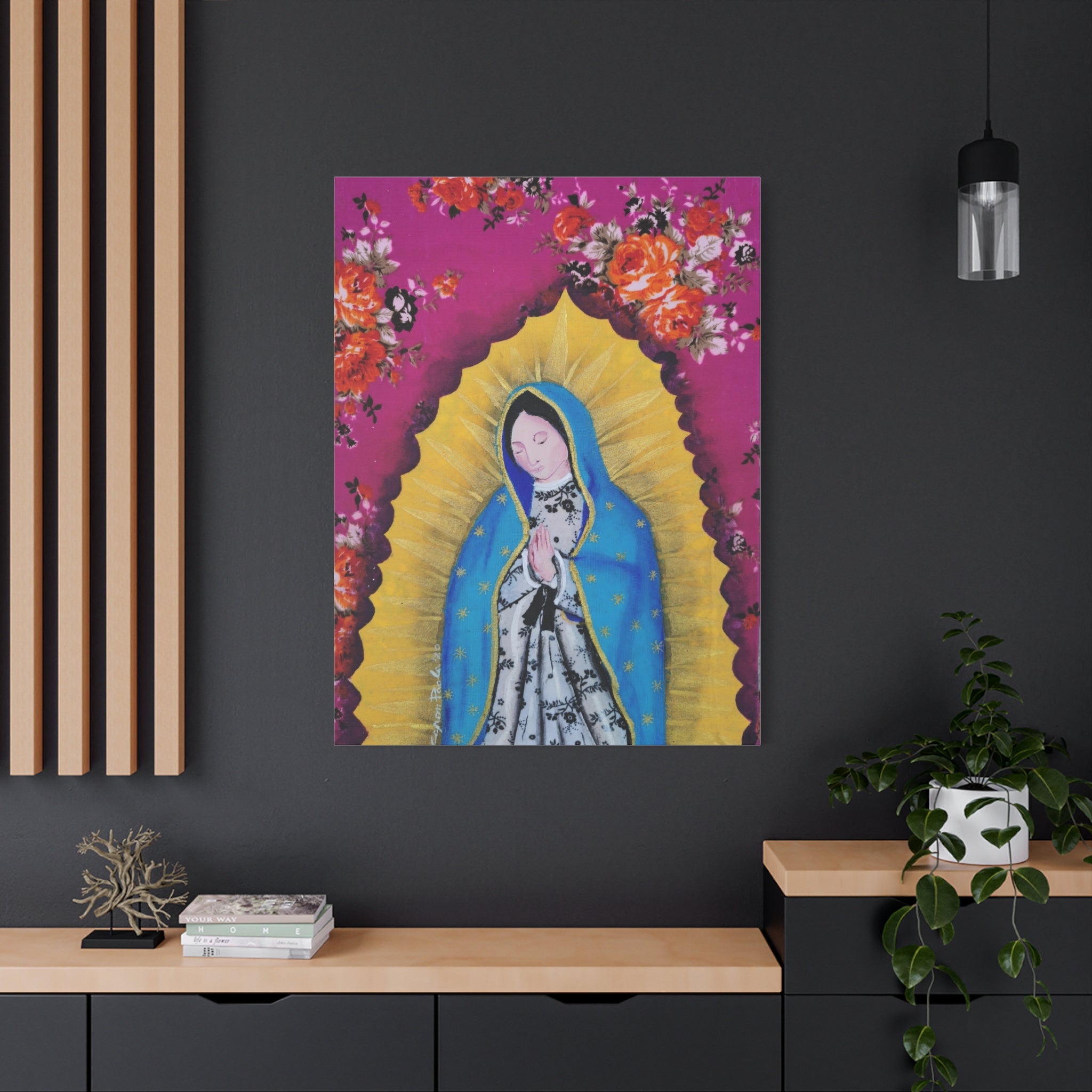 Our Lady of Guadalupe Matte Stretched Canvas Wall Art