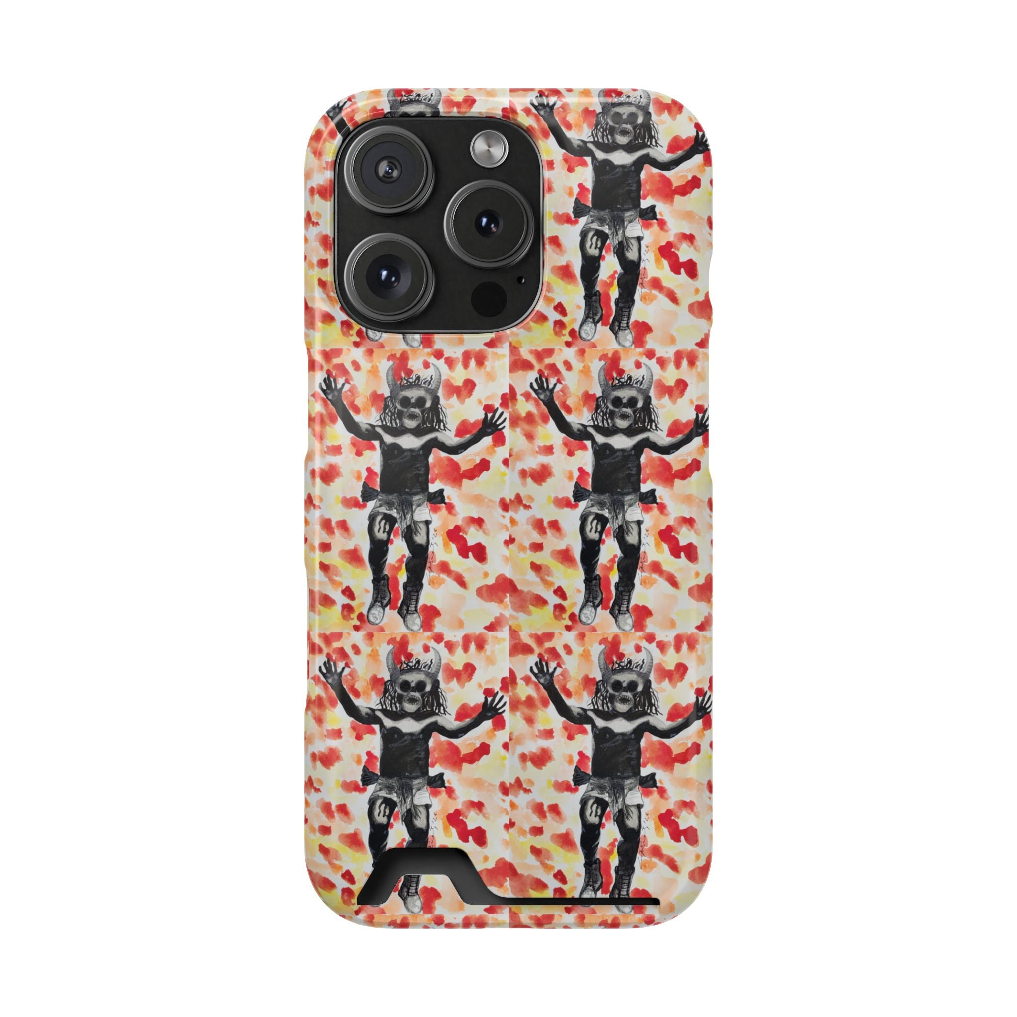 Diablo de Tilcajete — Phone Case with Card Holder | Alma Ligera