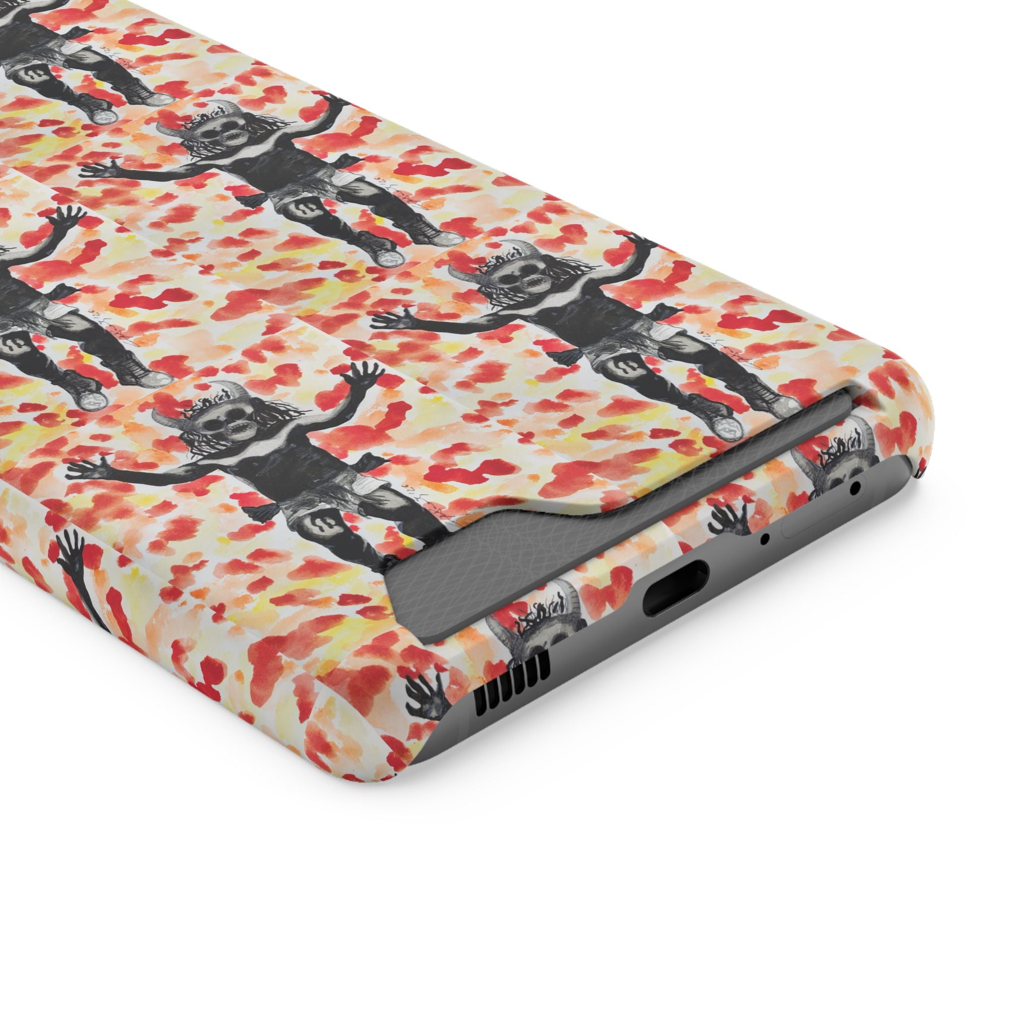 Diablo de Tilcajete — Phone Case with Card Holder | Alma Ligera